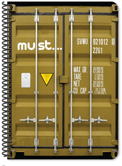 notitieboek Cargo B5 papier geel 120 vellen