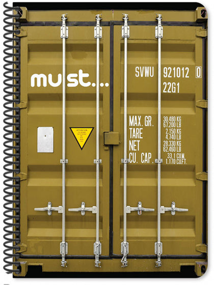 notitieboek Cargo B5 papier geel 150 vellen