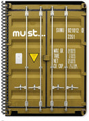 notitieboek Cargo B5 papier geel 30 vellen
