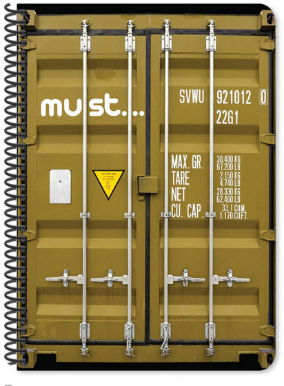 notitieboek Cargo B5 papier geel 60 vellen
