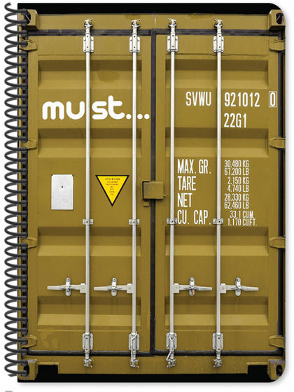 notitieboek Cargo B5 papier geel 90 vellen