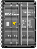 notitieboek Cargo B5 papier grijs 30 vellen