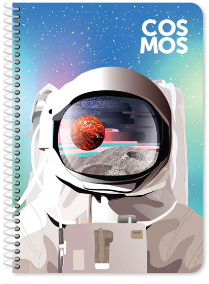 notitieboek Cosmos junior 25 x 17 cm B5 wit 60 vellen