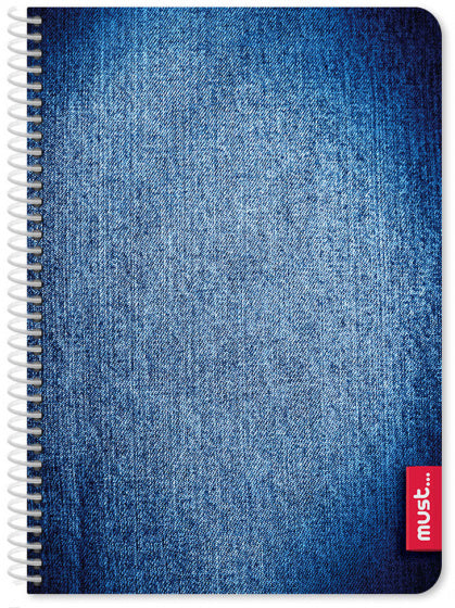 notitieboek Fade A4 papier blauw 30 vellen