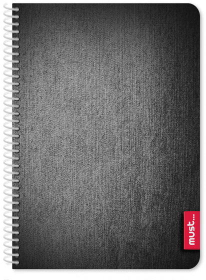 notitieboek Fade A4 papier zwart 30 vellen