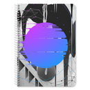 notitieboek Spiral 25 x 17 cm papier paars 120 pagina's