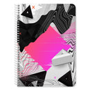 notitieboek Spiral 25 x 17 cm papier roze 90 pagina's