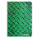 notitieboek Spiral Metal A4 papier 60 vellen groen