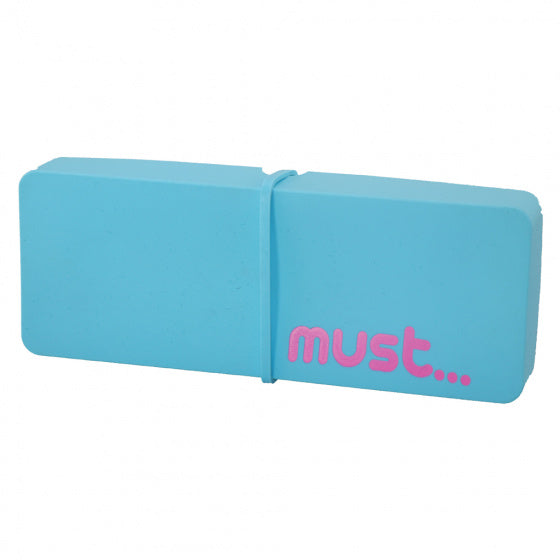 pennendoos junior 19 x 3 x 7 cm blauw