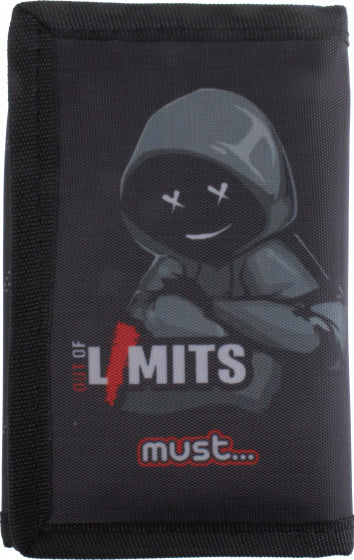 portemonnee Out of Limits 26 x 8 x 13 cm polyester zwart