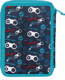 schooletui Game On  5 x 15 x 21 cm  polyester blauw 31-delig