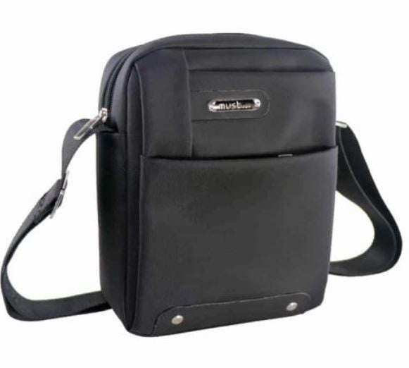 schoudertas Zita 20 x 7 x 23 cm polyamide zwart