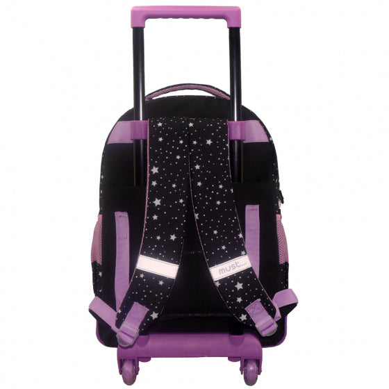 trolley rugzak Believe 30 liter 34 x 45 cm polyester paars