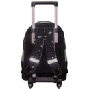 trolley rugzak Football 30 liter polyester zwart/wit