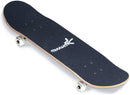 Skateboard 79 x 20 cm hout/aluminium donkerblauw