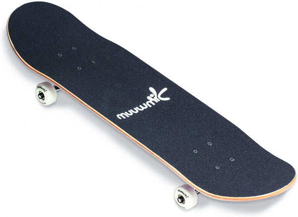 Skateboard 79 x 20 cm hout/aluminium donkerblauw