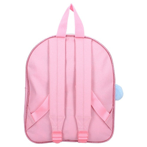 rugzak 3D meisjes 9 liter polyester roze