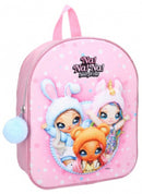 rugzak 3D meisjes 9 liter polyester roze