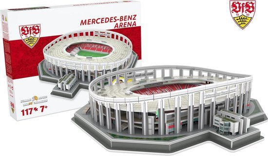 3D-puzzel Stuttgart Stadion grijs 117 stukjes