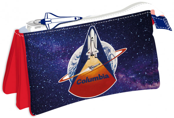 etui junior 21 x 3,5 x 11 cm polyester blauw/wit/rood