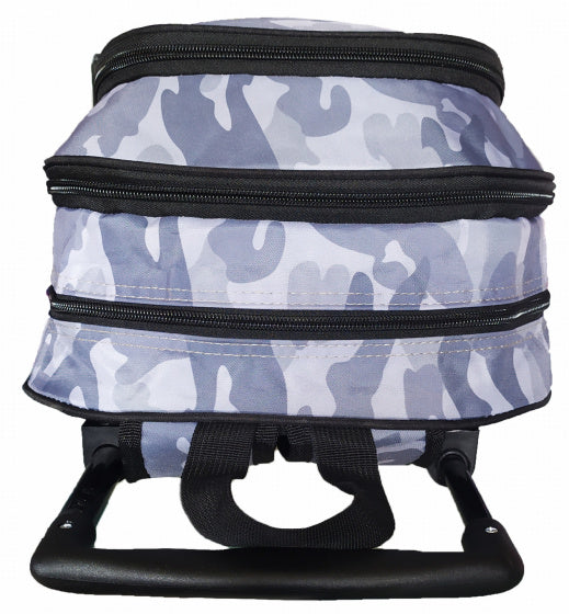 trolley rugzak 18 liter softcase grijs