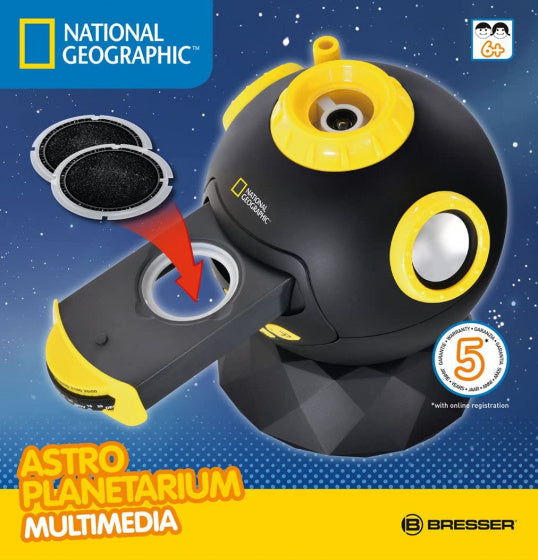 astro-planetarium junior 16 cm zwart/geel