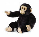 knuffel chimpansee junior 30 cm pluche zwart