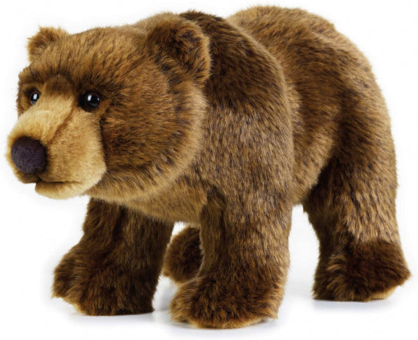 knuffel grizzlybeer 30 cm pluche bruin