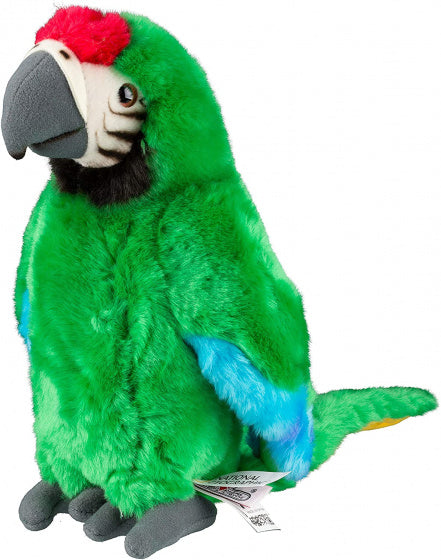 knuffel papegaai junior 26 cm pluche groen