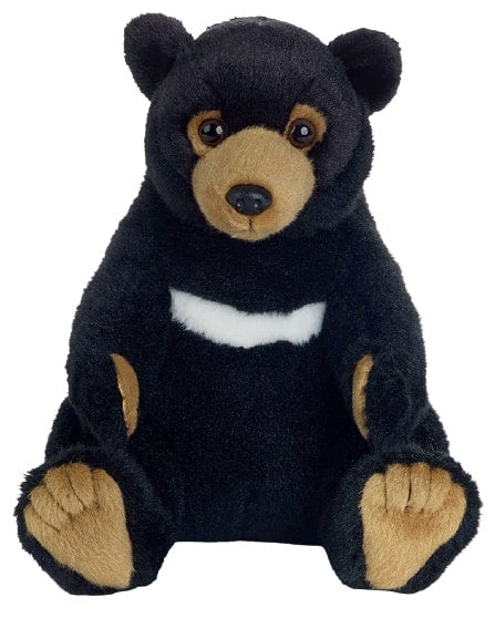 knuffelbeer junior 24 cm pluche zwart