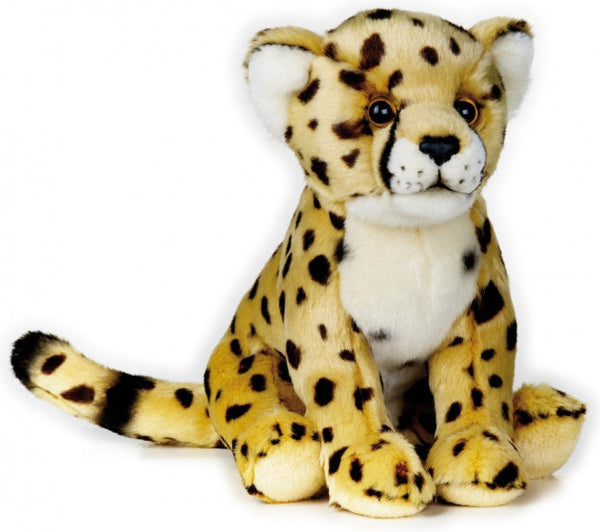 knuffelcheetah junior 25 cm pluche geel