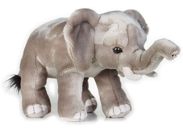 knuffeldier olifant junior 25 cm pluche grijs
