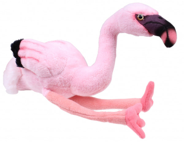 knuffelflamingo Baby Savana 17 cm roze