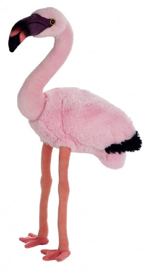 knuffelflamingo junior 38 cm pluche roze