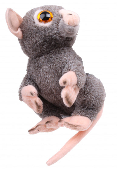 knuffelgerbil Baby Asia 17 cm pluche grijs