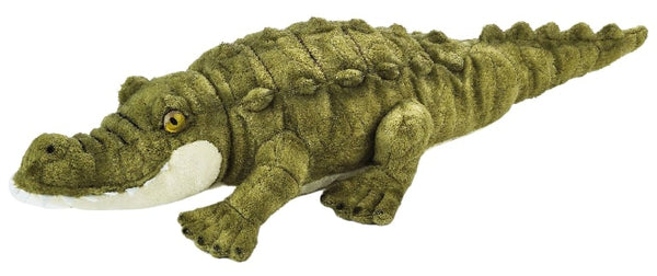 knuffelkrokodil junior 40 cm pluche groen