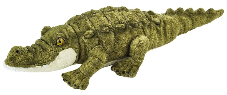 knuffelkrokodil junior 40 cm pluche groen
