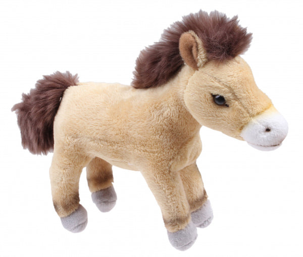 knuffelpaard Baby Asia 17 cm pluche beige