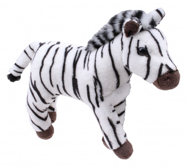 knuffelzebra Baby Savana 17 cm pluche wit