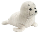 knuffelzeehond junior 28 cm pluche wit