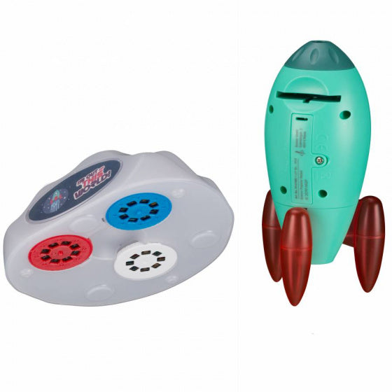 projector Space junior 13 x 20 cm blauw/wit
