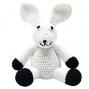 knuffeldier konijn gehaakt 20 cm wit