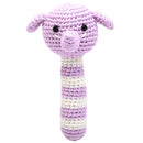 rammelaar olifant gehaakt 14 cm roze