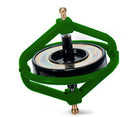 gyroscoop Wonder junior 7,5 cm staal groen 2-delig