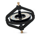 gyroscoop Wonder junior 7,5 cm staal zwart 2-delig