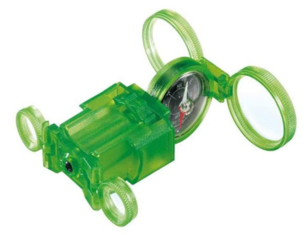 multifunctioneel kompas junior 10 x 10 cm groen