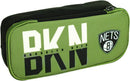 etui Brooklyn Nets 21 x 9 x 6 cm polyester groen/zwart