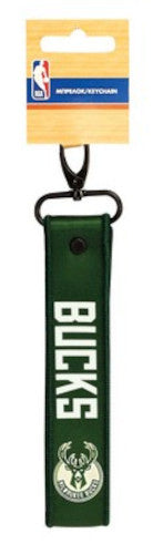 sleutelhanger Milwaukee Bucks 10 x 2 cm polyester groen