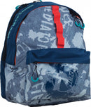 rugzak jongens 42 x 32 x 20 cm textiel blauw/rood