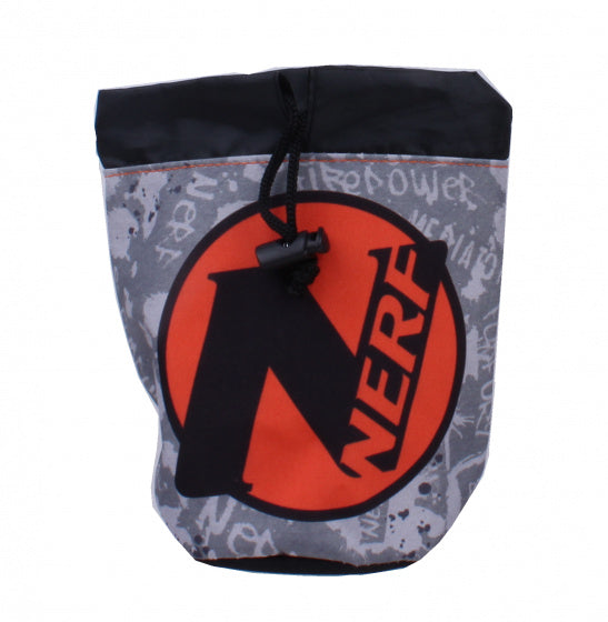 rugzak NERF junior 12 liter polyester grijs/zwart/oranje